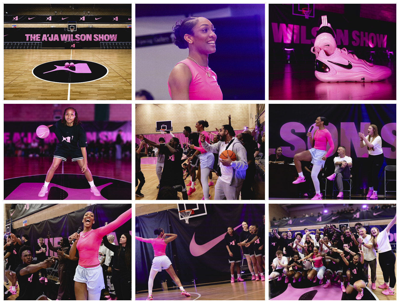 Aja Wilson Visits Barking Abbey Web